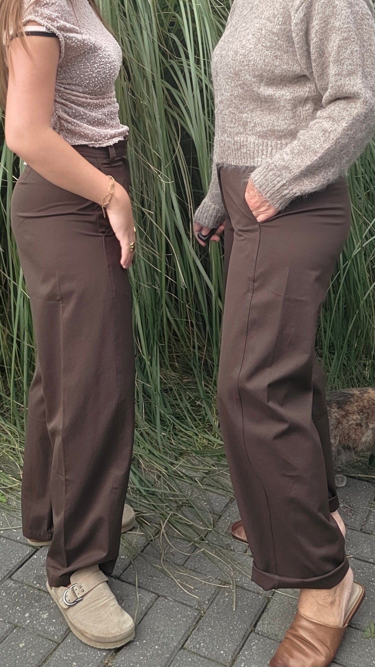 Livia Balloon Pants – Chocolate Brown