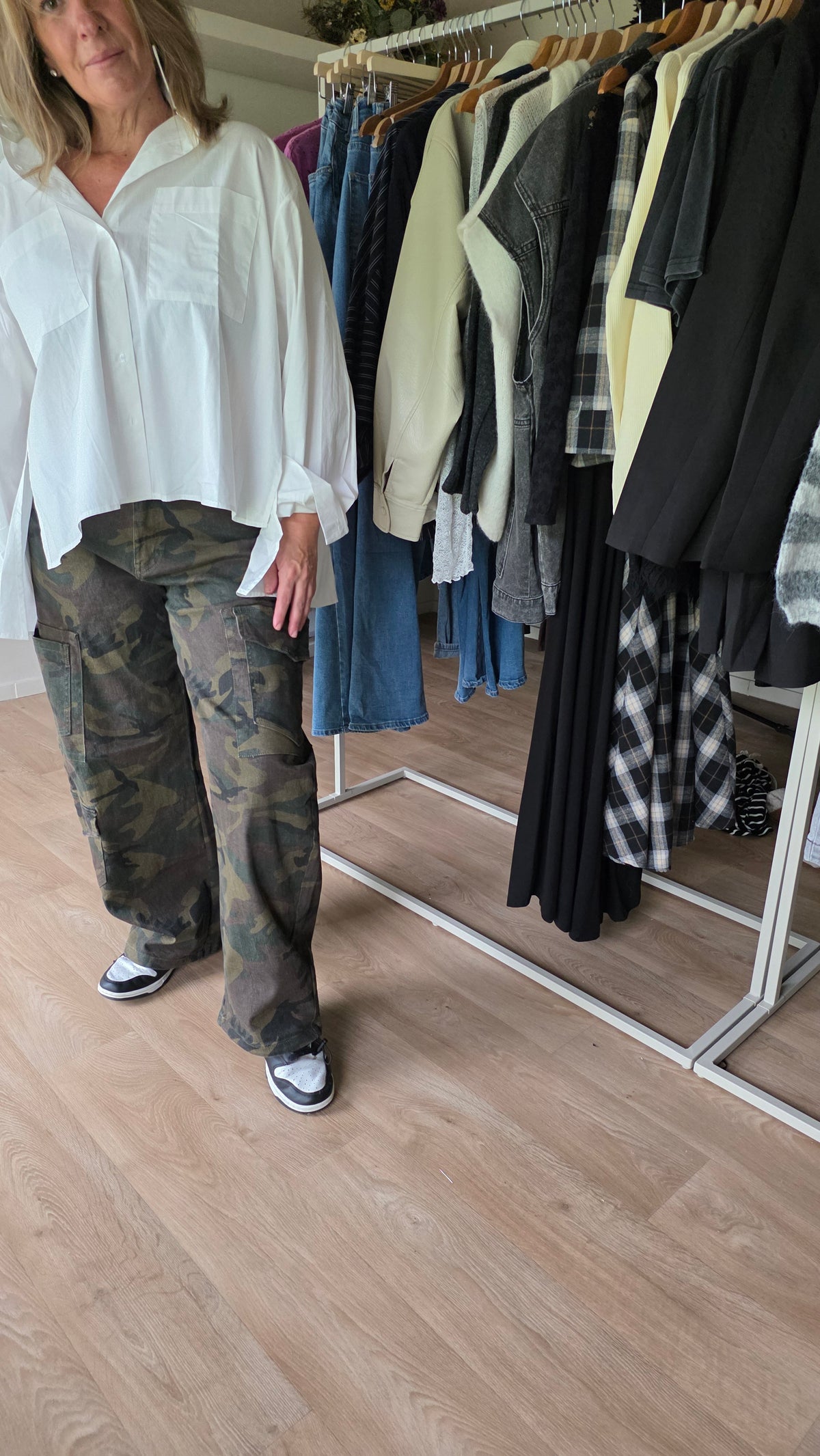 The Camo wide leg Pants