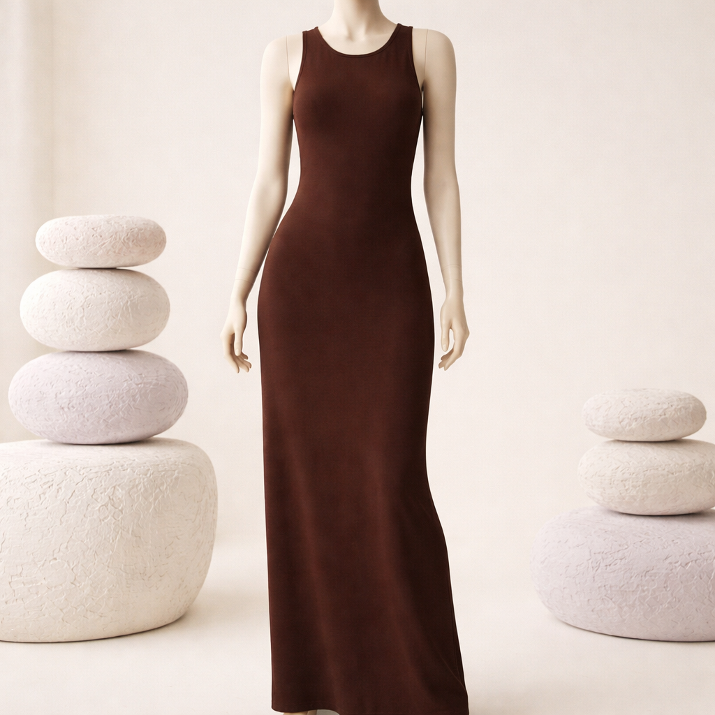 Sleeveless Maxi Jurk