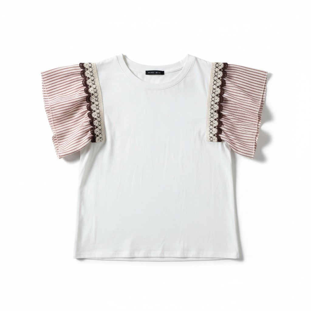 Statement Sleeve Top – White