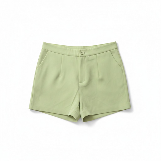 High Waist Short in olijfgroen