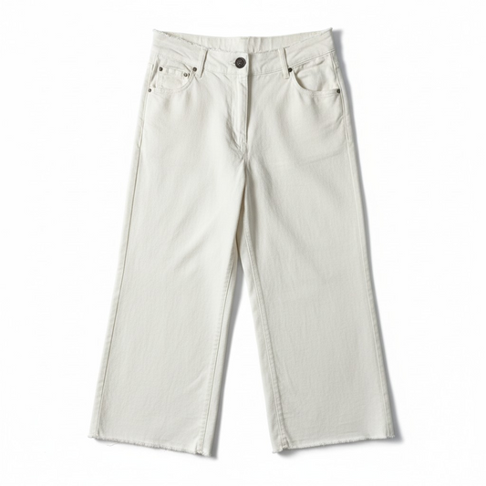 Very Wide Leg Jeans – Off White
