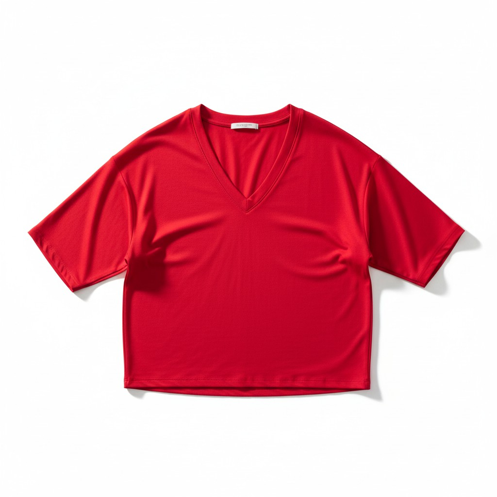Statement Open Back Top – Red