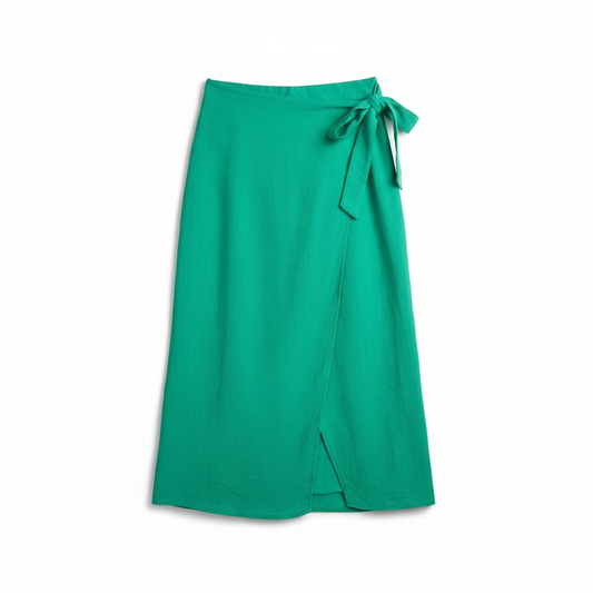 Emerald Wrap Skirt