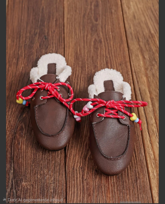 Romy Teddy Loafer – Chocolate