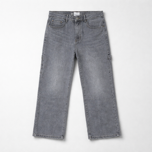 🩶 Urban Grey Wide Leg Jeans