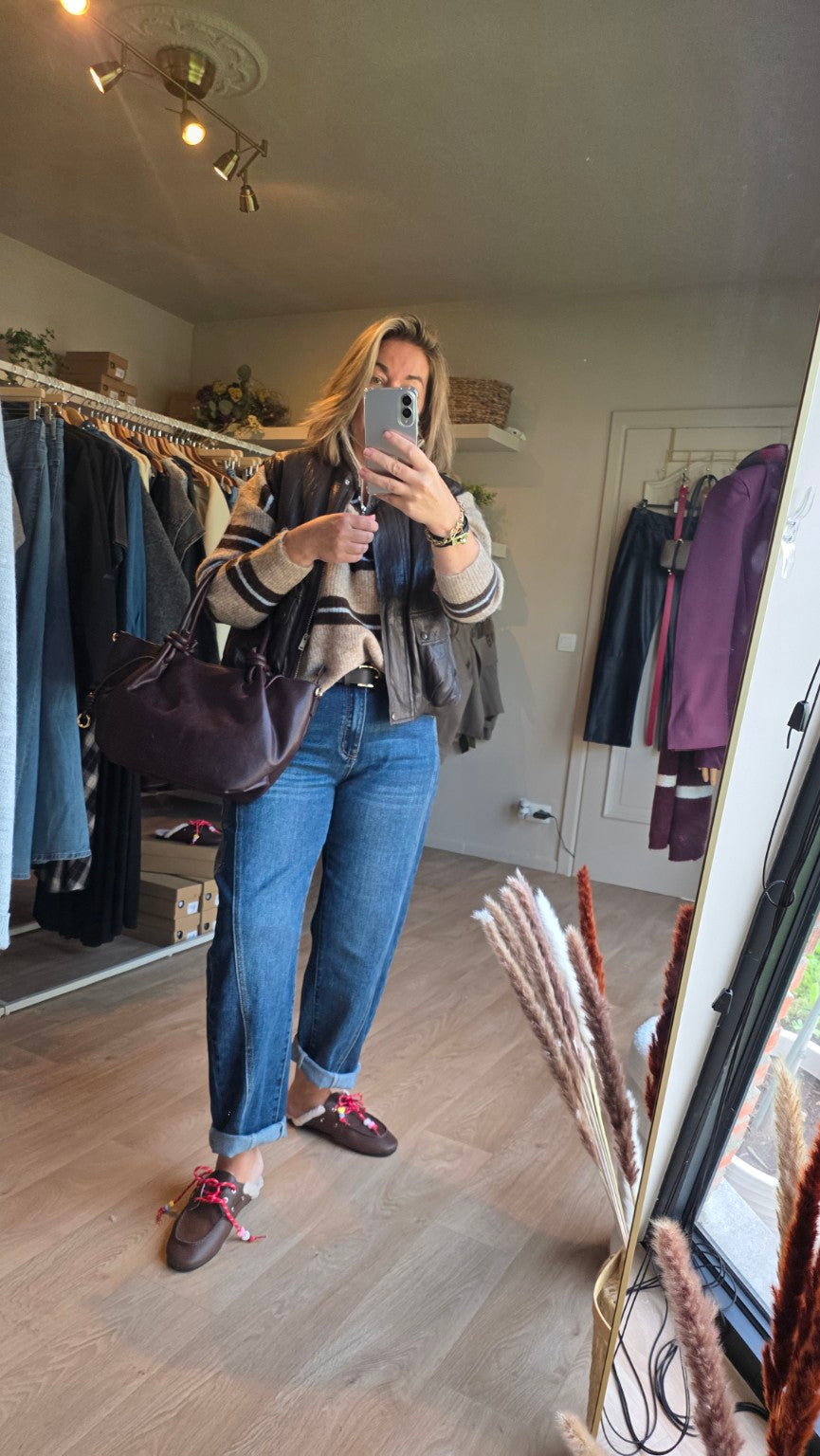 Balloon Fit Jeans – Dark Denim
