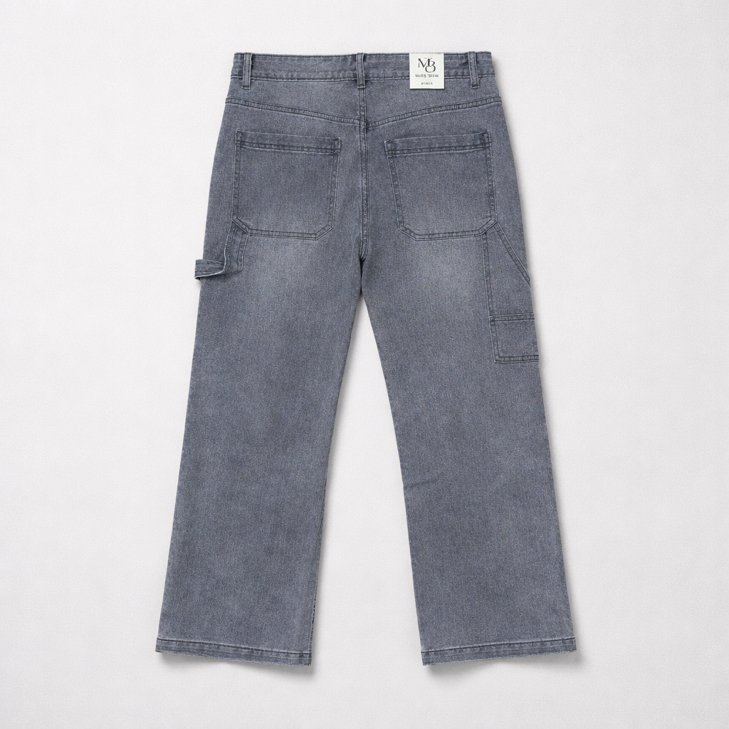 🩶 Urban Grey Wide Leg Jeans